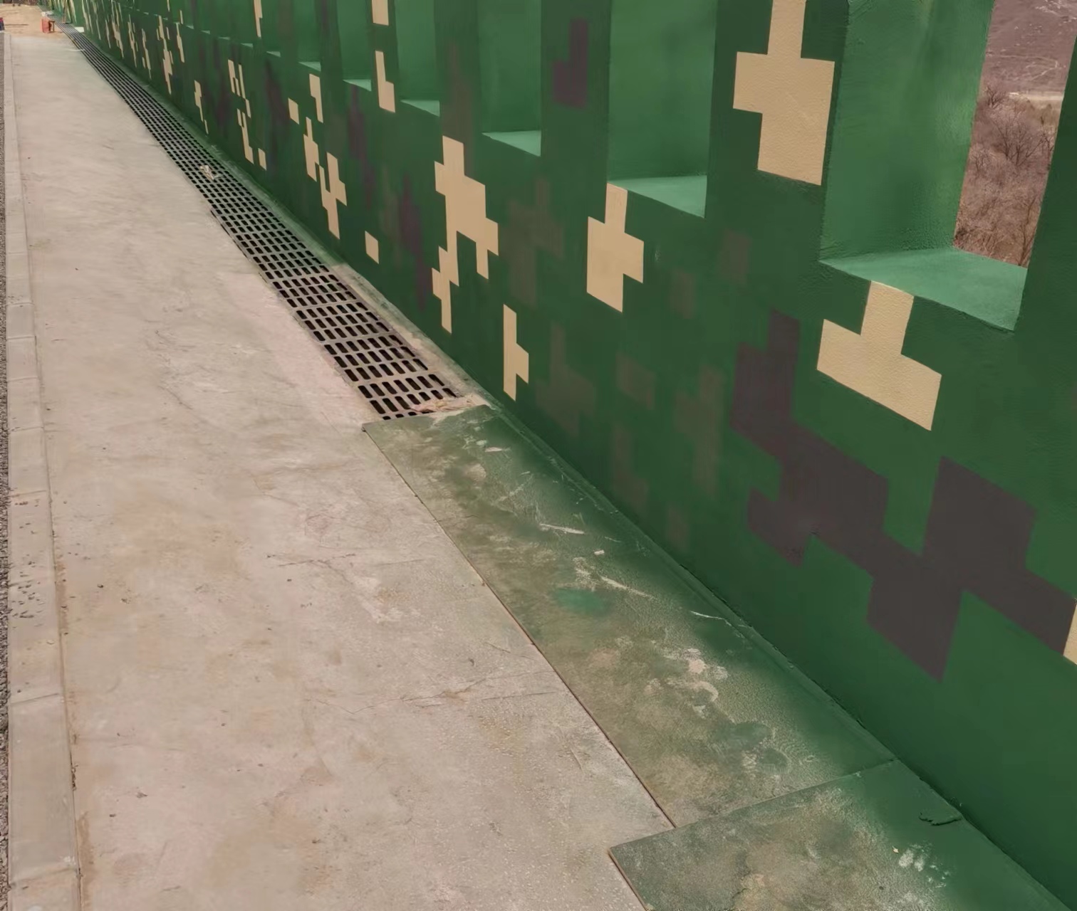 开封围墙迷彩喷涂,数迷彩漆